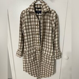 Buffalo David Bitton long plaid coat shacket